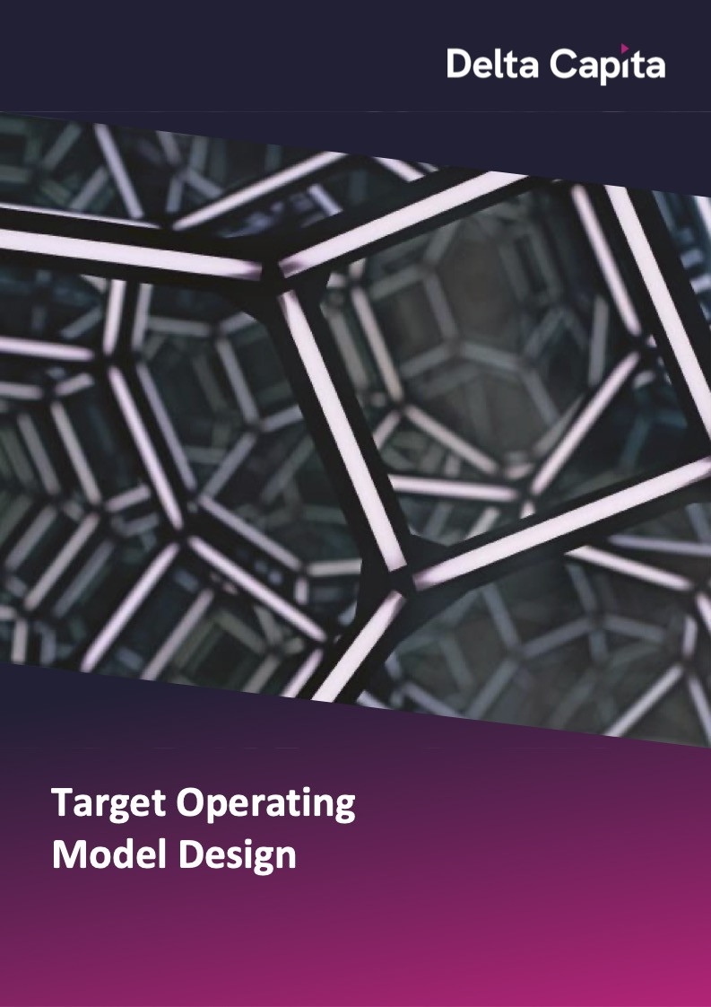 Target Operating Model Design Factsheet Cover