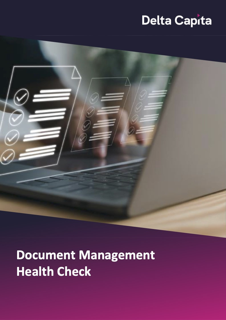 Document Management Healthcheck Factsheet Cover